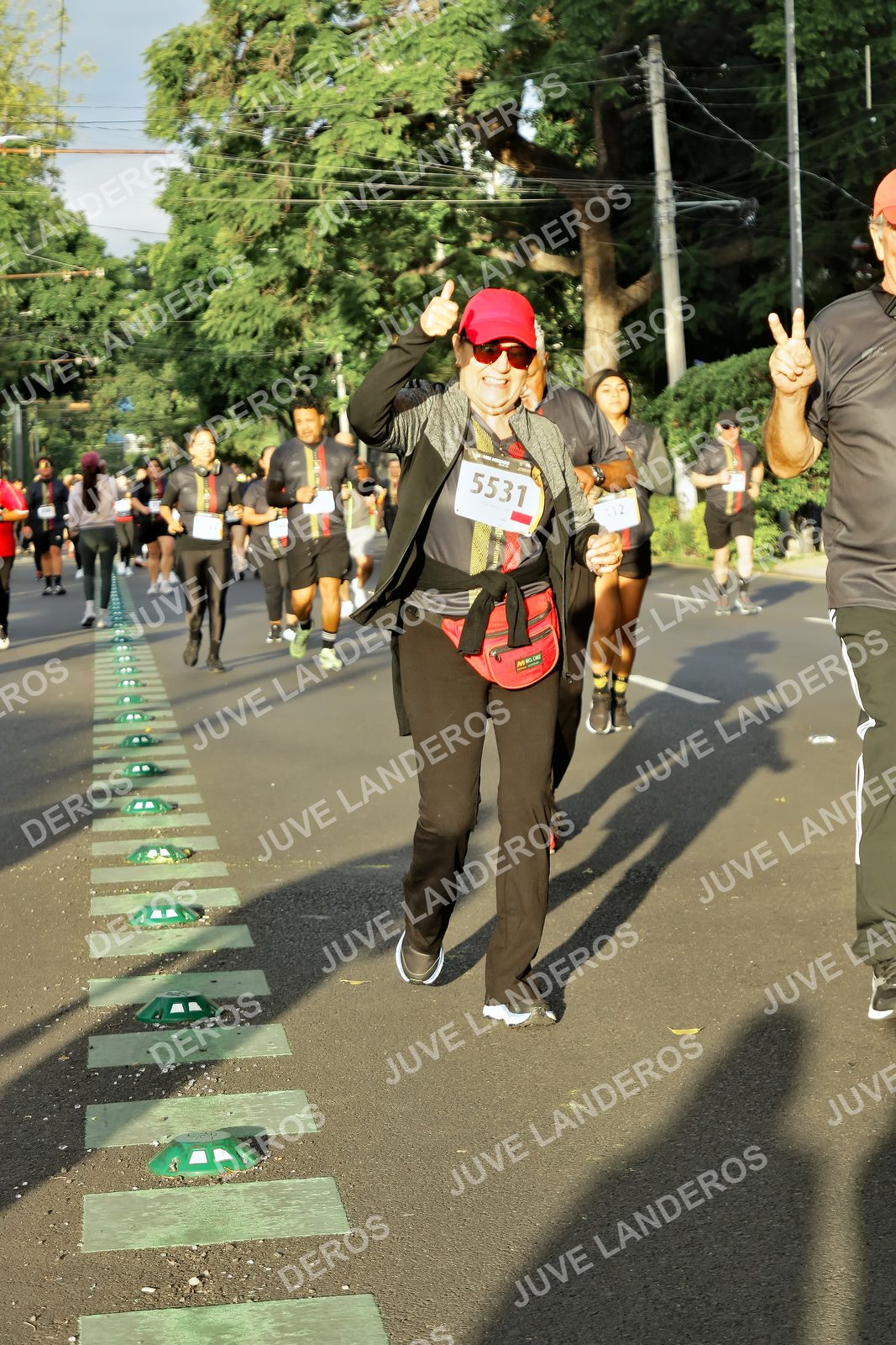 Foto de la X Carrera Leones Negros Red Cola 2026 en Rectoría General de la UdeG, Av. Juárez 976 (meta en Av. Enrique Díaz de León y Pedro Moreno), Guadalajara a las 07:30 · dorsal 5531