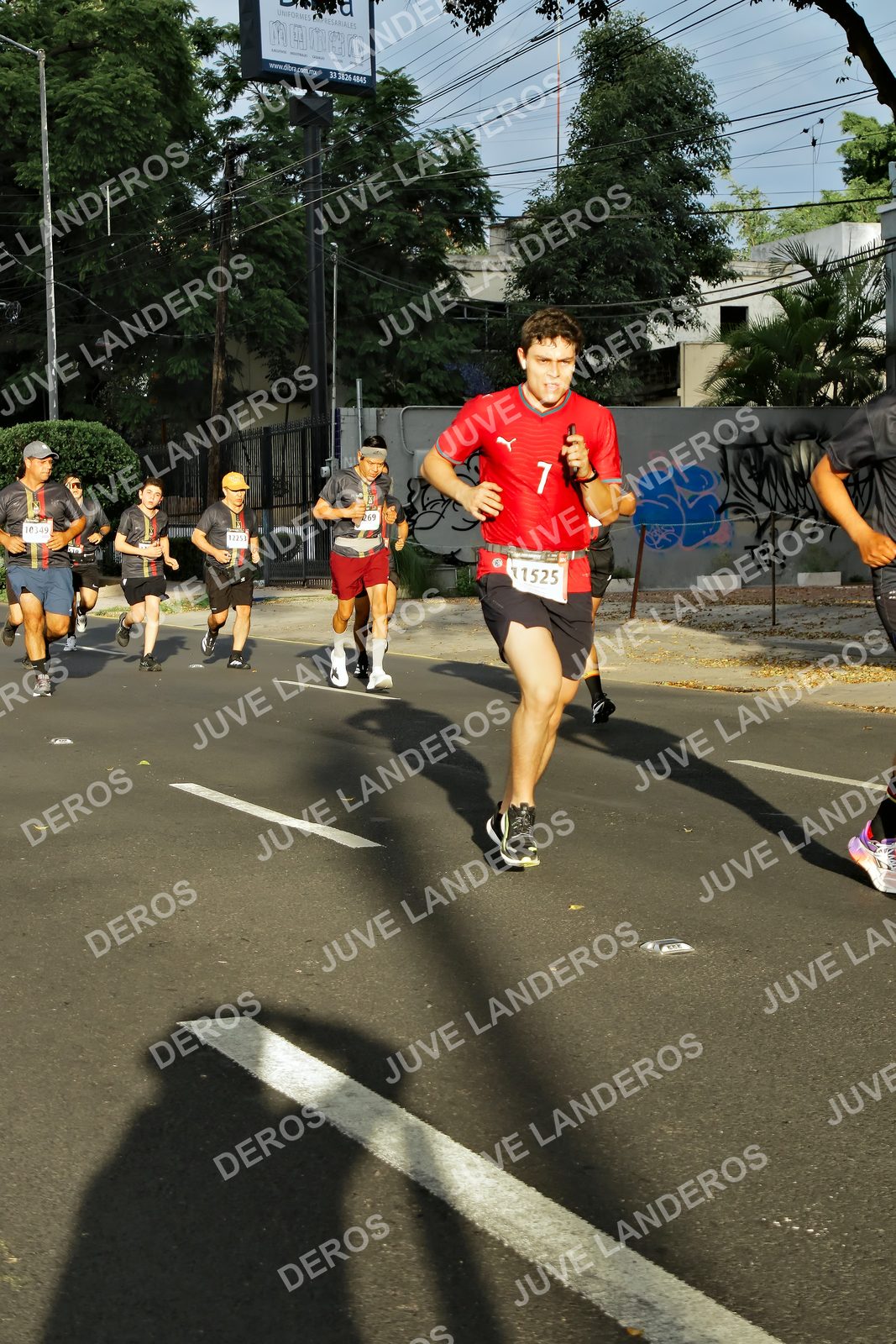 Foto de la X Carrera Leones Negros Red Cola 2026 en Rectoría General de la UdeG, Av. Juárez 976 (meta en Av. Enrique Díaz de León y Pedro Moreno), Guadalajara a las 07:38 · dorsal 269, 44, 11525