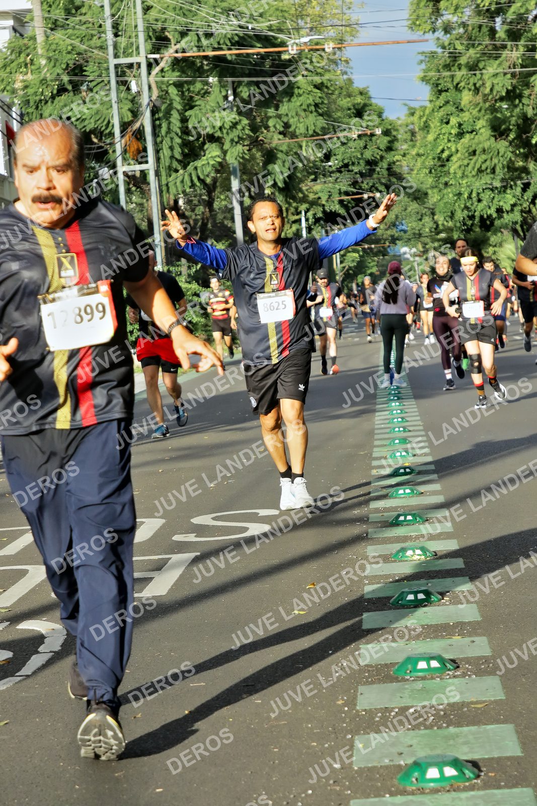 Foto de la X Carrera Leones Negros Red Cola 2026 en Rectoría General de la UdeG, Av. Juárez 976 (meta en Av. Enrique Díaz de León y Pedro Moreno), Guadalajara a las 07:59 · dorsal 8625, 12899