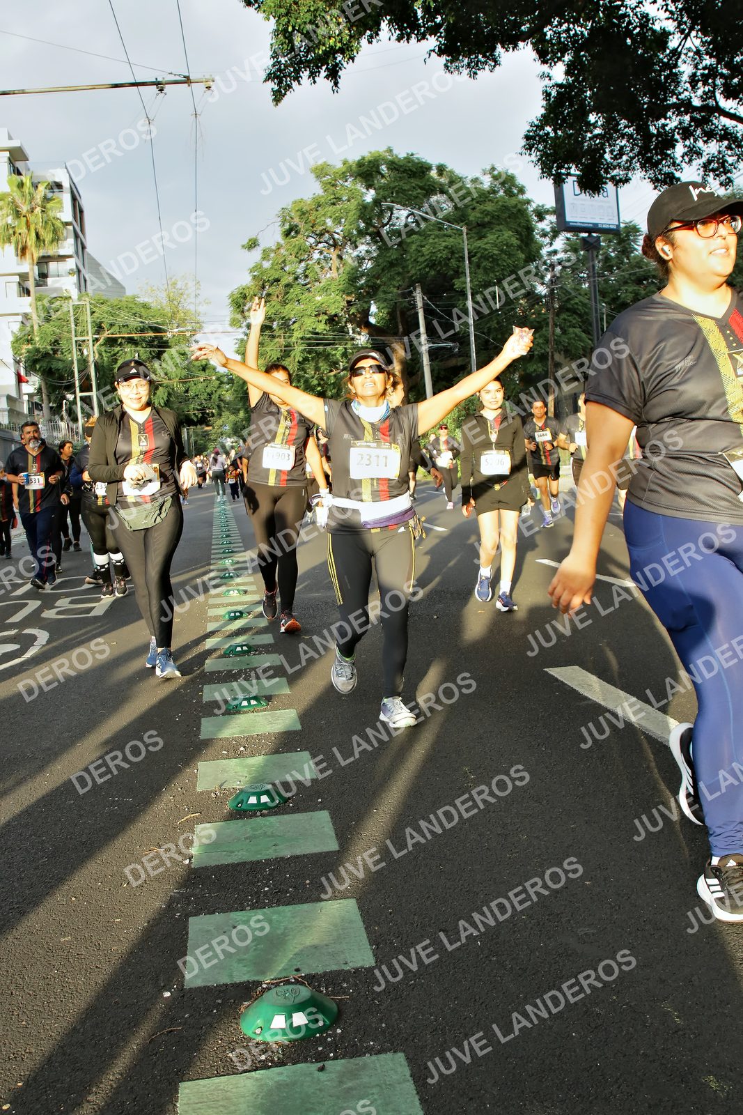 Foto de la X Carrera Leones Negros Red Cola 2026 en Rectoría General de la UdeG, Av. Juárez 976 (meta en Av. Enrique Díaz de León y Pedro Moreno), Guadalajara a las 07:25 · dorsal 2311, 531