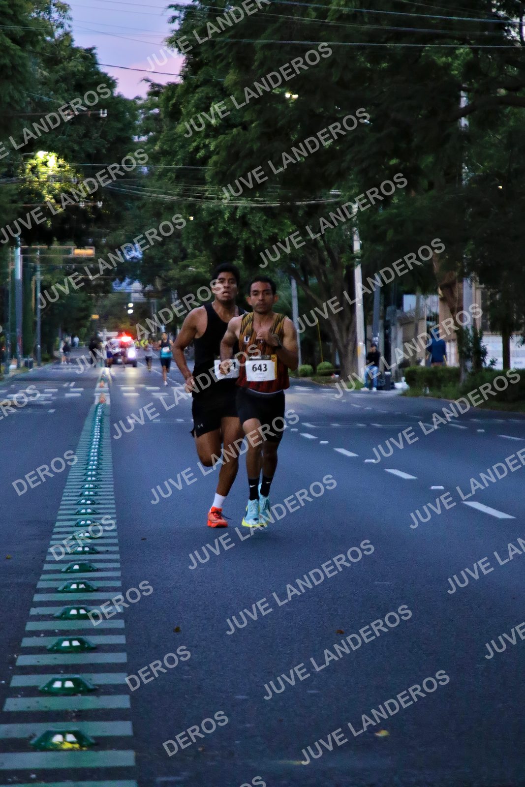 Foto de la X Carrera Leones Negros Red Cola 2026 en Rectoría General de la UdeG, Av. Juárez 976 (meta en Av. Enrique Díaz de León y Pedro Moreno), Guadalajara a las 04:48 · dorsal 643