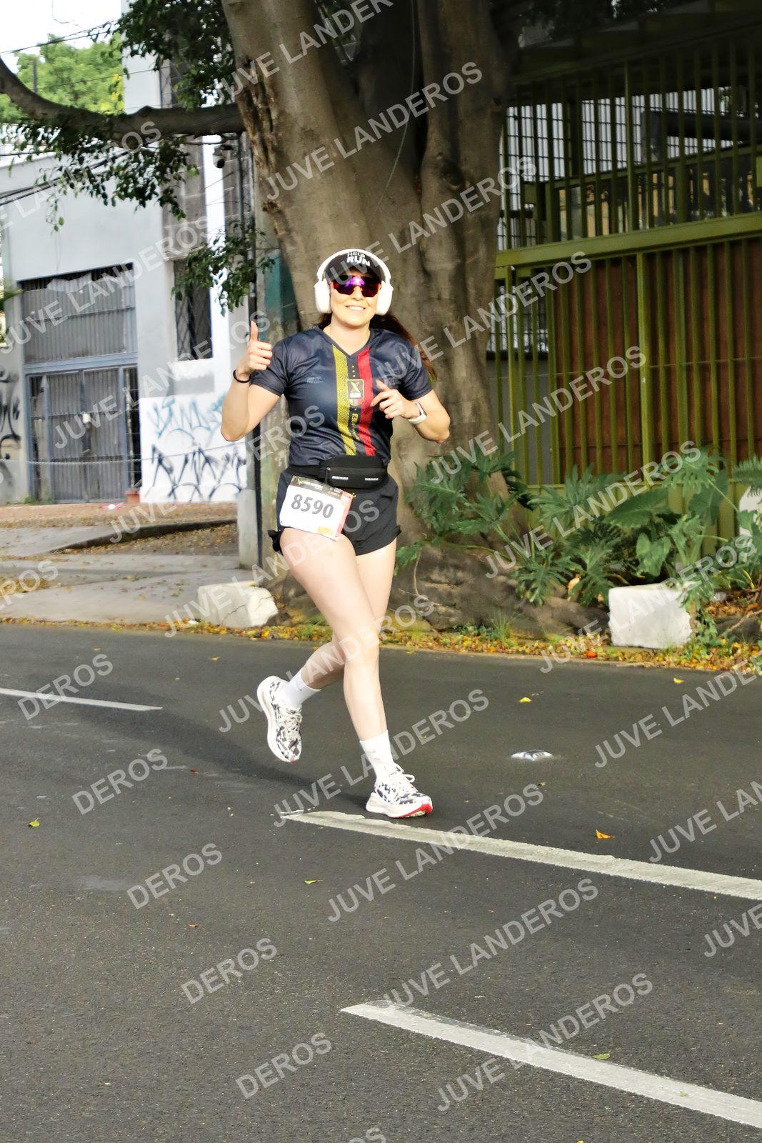 Foto de la X Carrera Leones Negros Red Cola 2026 en Rectoría General de la UdeG, Av. Juárez 976 (meta en Av. Enrique Díaz de León y Pedro Moreno), Guadalajara a las 08:09 · dorsal 8590
