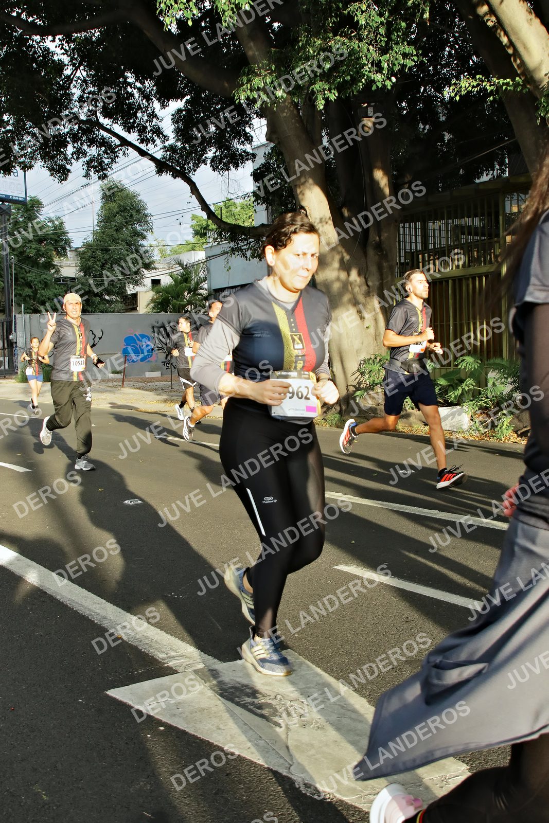 Foto de la X Carrera Leones Negros Red Cola 2026 en Rectoría General de la UdeG, Av. Juárez 976 (meta en Av. Enrique Díaz de León y Pedro Moreno), Guadalajara a las 07:38 · dorsal 962