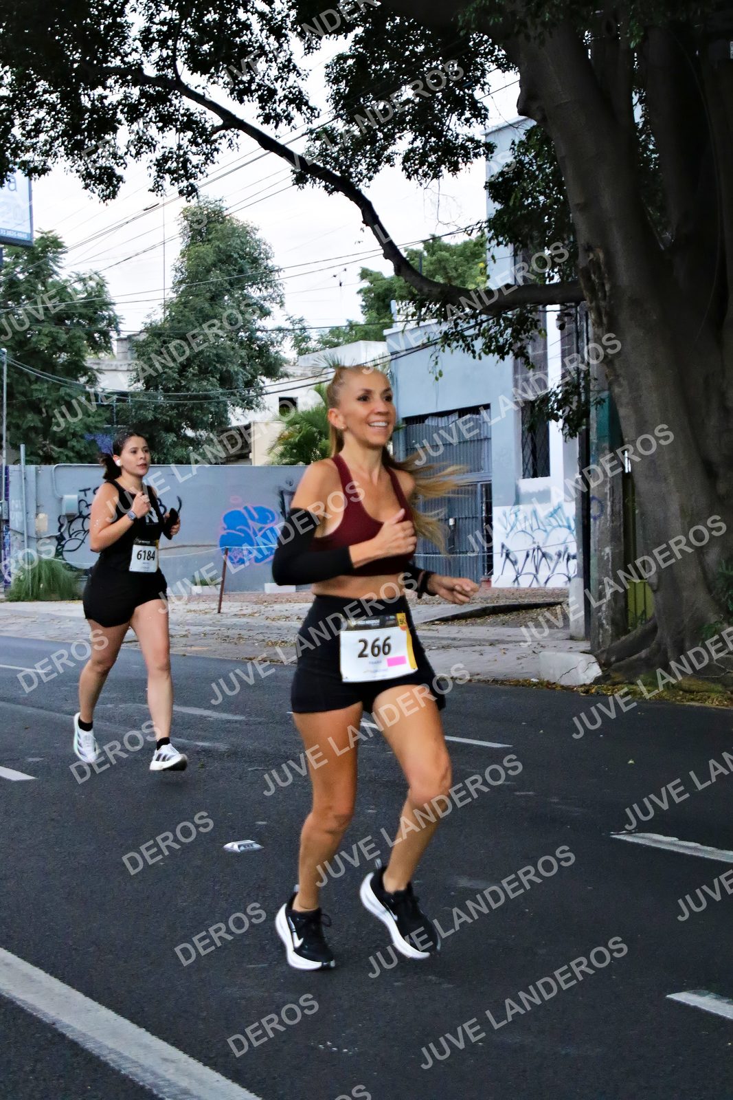 Foto de la X Carrera Leones Negros Red Cola 2026 en Rectoría General de la UdeG, Av. Juárez 976 (meta en Av. Enrique Díaz de León y Pedro Moreno), Guadalajara a las 04:56 · dorsal 266, 6184