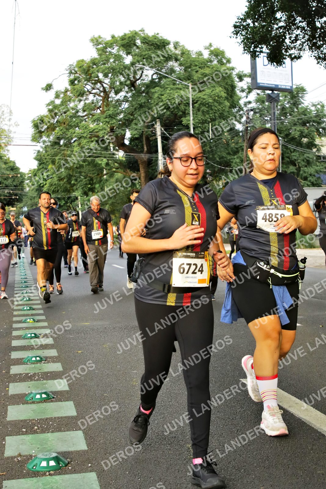 Foto de la X Carrera Leones Negros Red Cola 2026 en Rectoría General de la UdeG, Av. Juárez 976 (meta en Av. Enrique Díaz de León y Pedro Moreno), Guadalajara a las 07:21 · dorsal 6724, 2908, 372