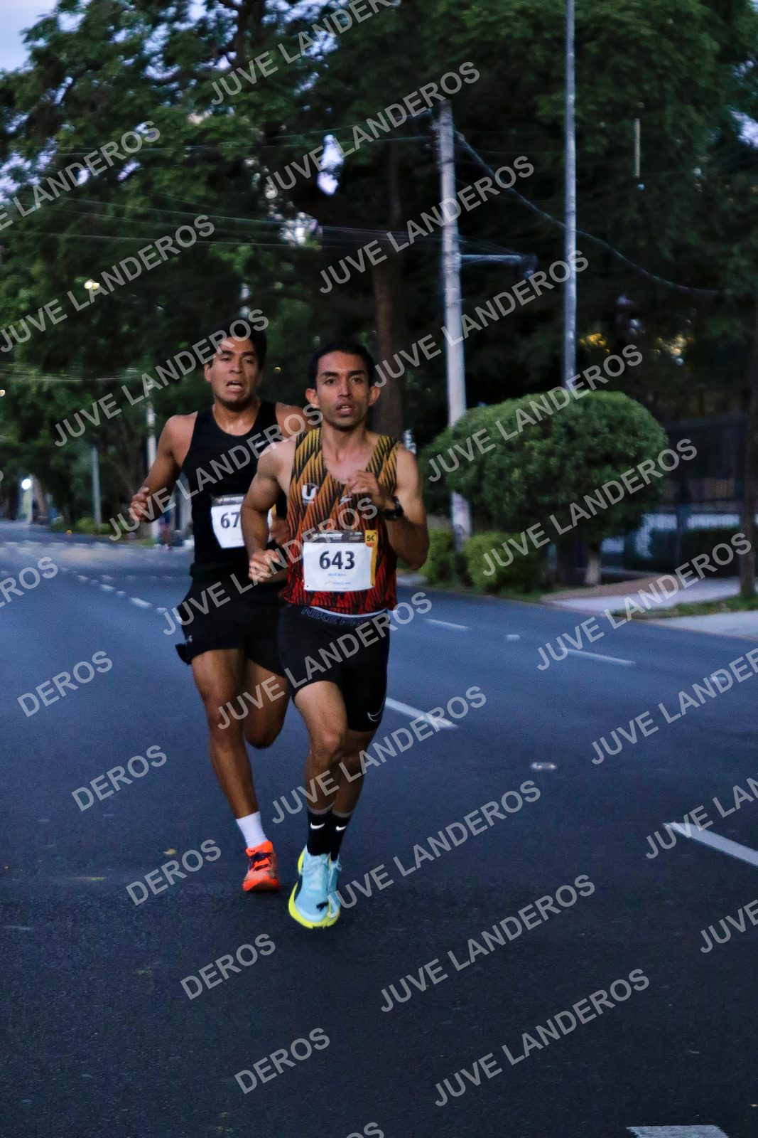 Foto de la X Carrera Leones Negros Red Cola 2026 en Rectoría General de la UdeG, Av. Juárez 976 (meta en Av. Enrique Díaz de León y Pedro Moreno), Guadalajara a las 04:48 · dorsal 643, 67