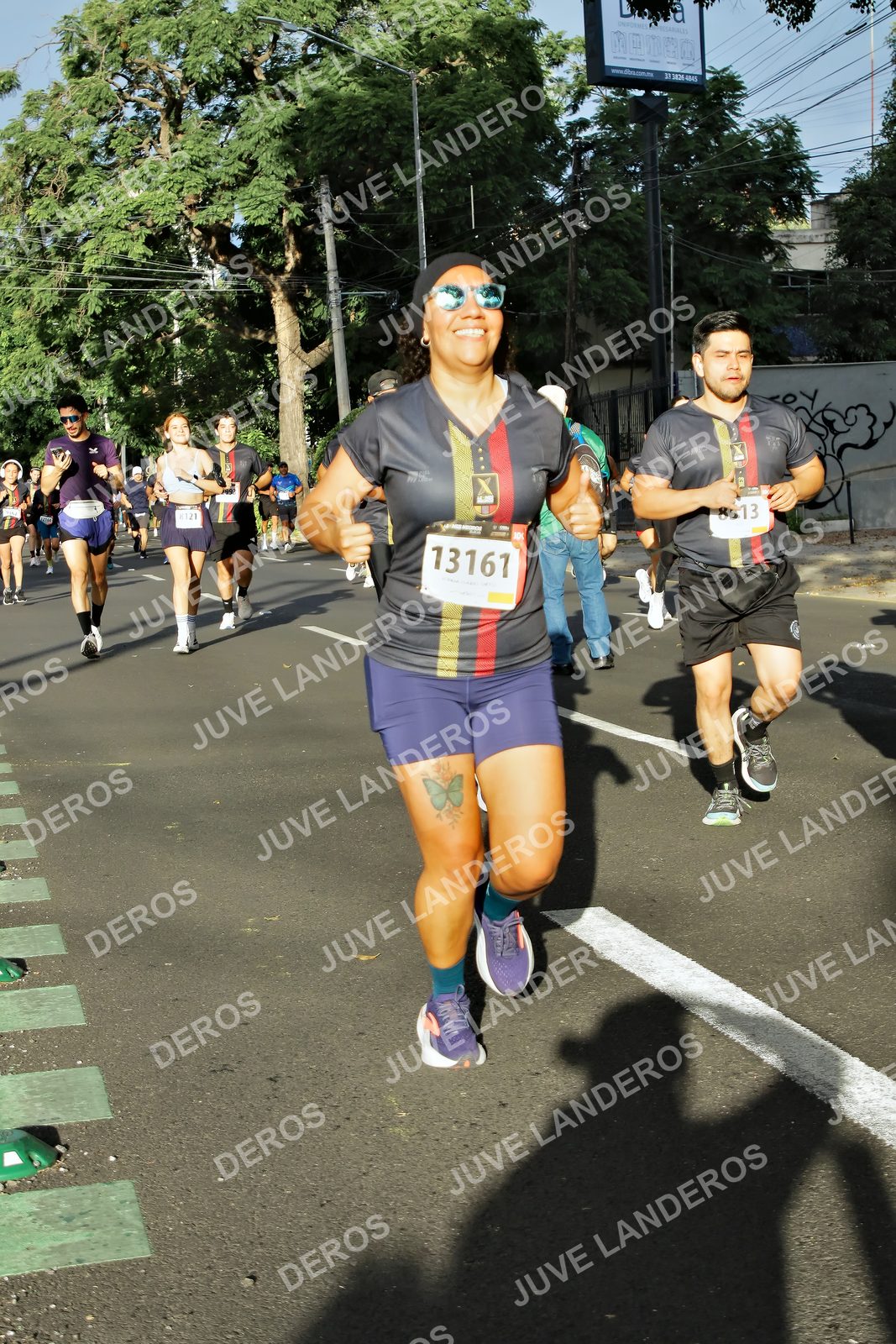 Foto de la X Carrera Leones Negros Red Cola 2026 en Rectoría General de la UdeG, Av. Juárez 976 (meta en Av. Enrique Díaz de León y Pedro Moreno), Guadalajara a las 07:50 · dorsal 13161