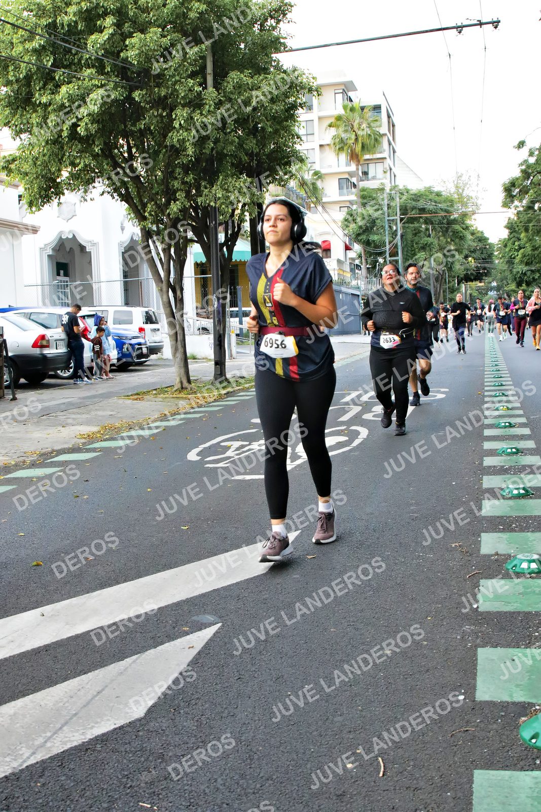 Foto de la X Carrera Leones Negros Red Cola 2026 en Rectoría General de la UdeG, Av. Juárez 976 (meta en Av. Enrique Díaz de León y Pedro Moreno), Guadalajara a las 05:12 · dorsal 6956, 2633