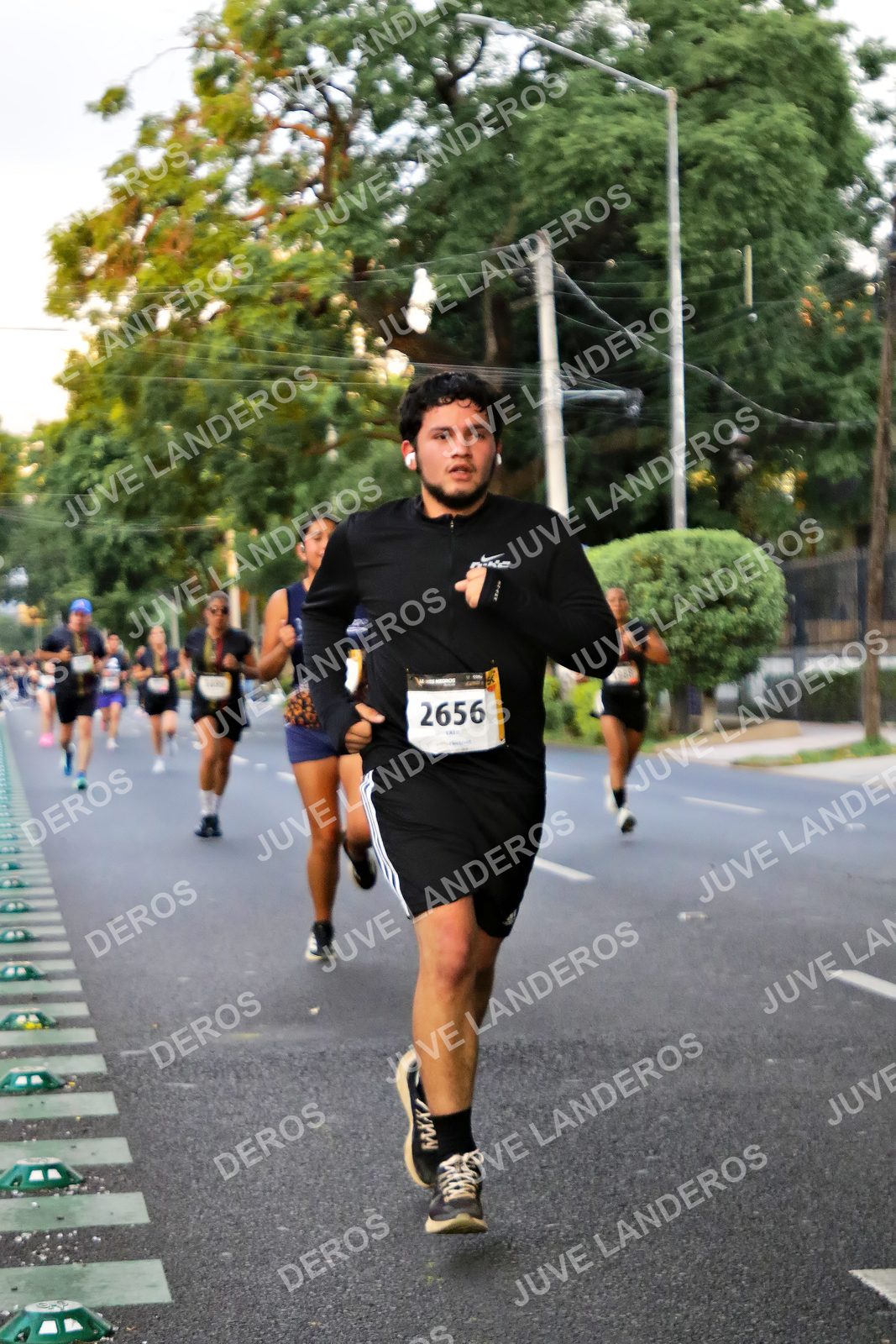 Foto de la X Carrera Leones Negros Red Cola 2026 en Rectoría General de la UdeG, Av. Juárez 976 (meta en Av. Enrique Díaz de León y Pedro Moreno), Guadalajara a las 04:58 · dorsal 2656