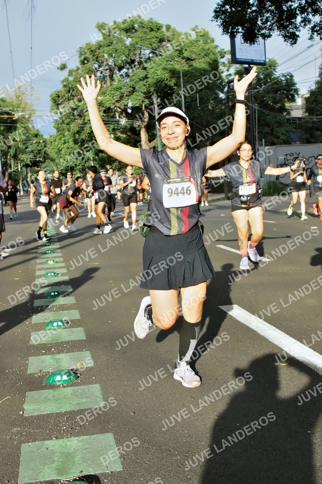 Foto de la X Carrera Leones Negros Red Cola 2026 en Rectoría General de la UdeG, Av. Juárez 976 (meta en Av. Enrique Díaz de León y Pedro Moreno), Guadalajara a las 07:59 · dorsal 9446, 19