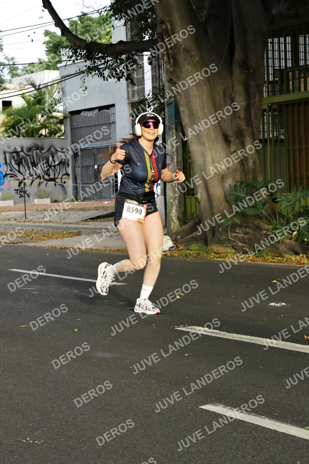 Foto de la X Carrera Leones Negros Red Cola 2026 en Rectoría General de la UdeG, Av. Juárez 976 (meta en Av. Enrique Díaz de León y Pedro Moreno), Guadalajara a las 08:09 · dorsal 8590
