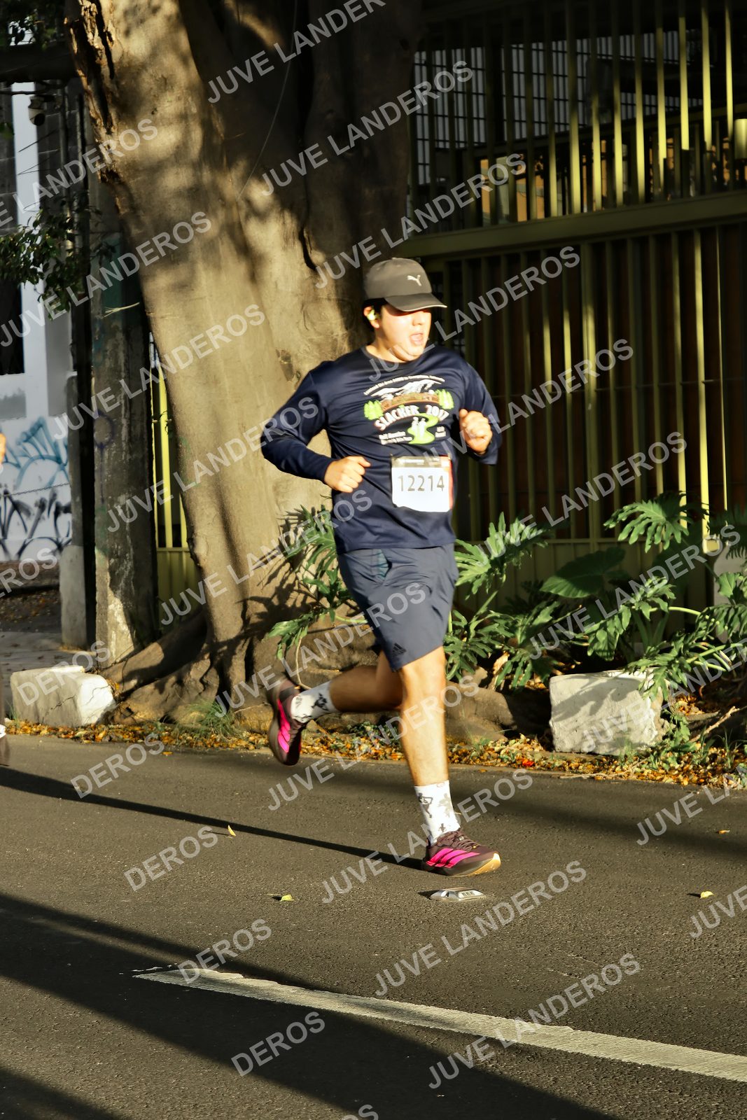 Foto de la X Carrera Leones Negros Red Cola 2026 en Rectoría General de la UdeG, Av. Juárez 976 (meta en Av. Enrique Díaz de León y Pedro Moreno), Guadalajara a las 07:29 · dorsal 12214, 2017