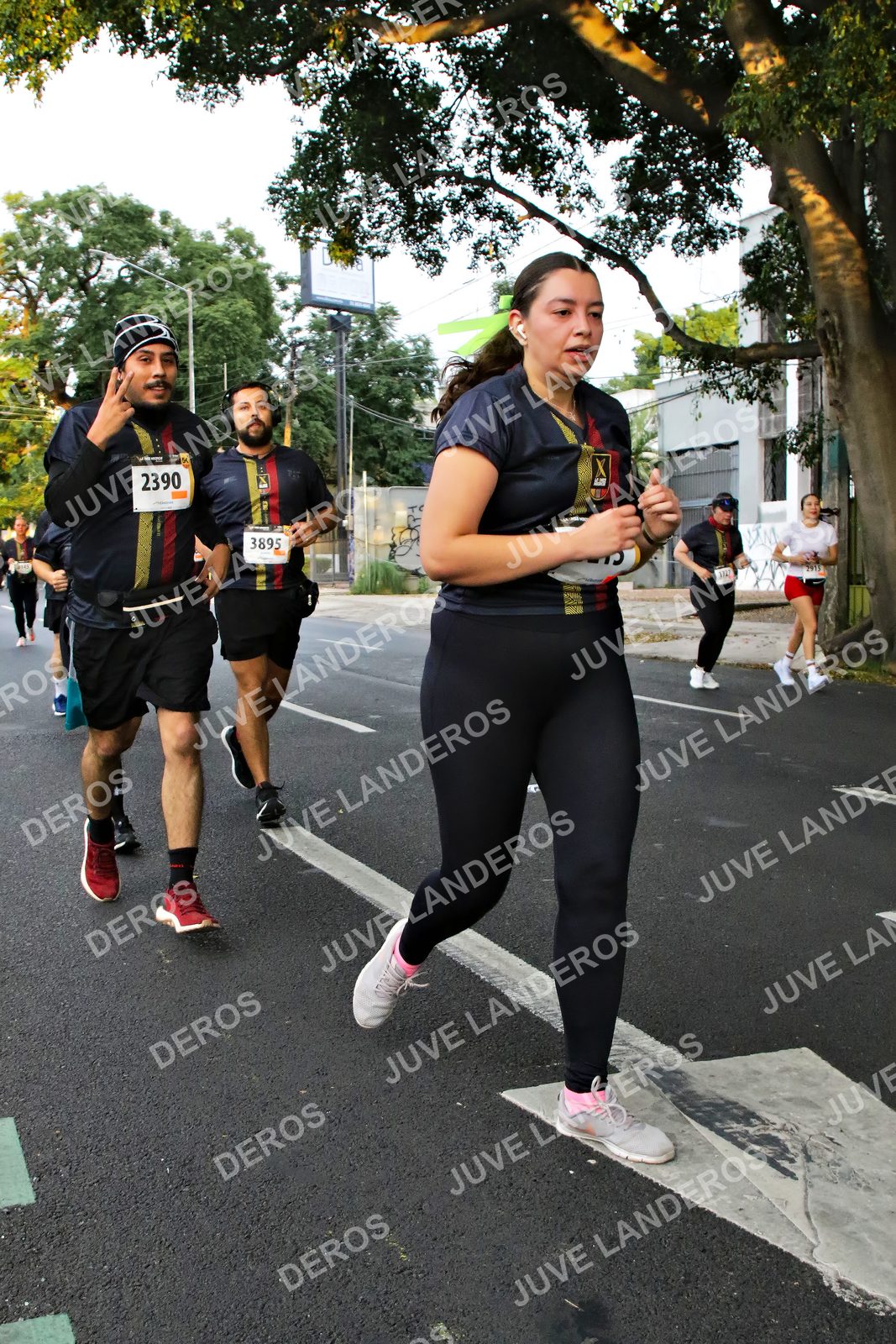 Foto de la X Carrera Leones Negros Red Cola 2026 en Rectoría General de la UdeG, Av. Juárez 976 (meta en Av. Enrique Díaz de León y Pedro Moreno), Guadalajara a las 05:06 · dorsal 2390, 3895