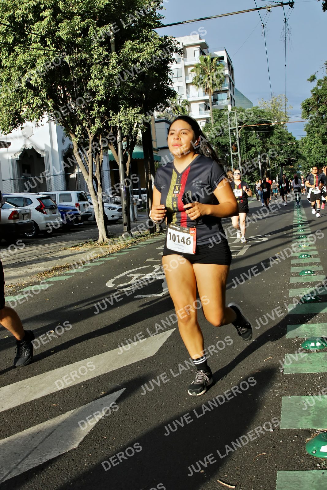 Foto de la X Carrera Leones Negros Red Cola 2026 en Rectoría General de la UdeG, Av. Juárez 976 (meta en Av. Enrique Díaz de León y Pedro Moreno), Guadalajara a las 07:58 · dorsal 10146
