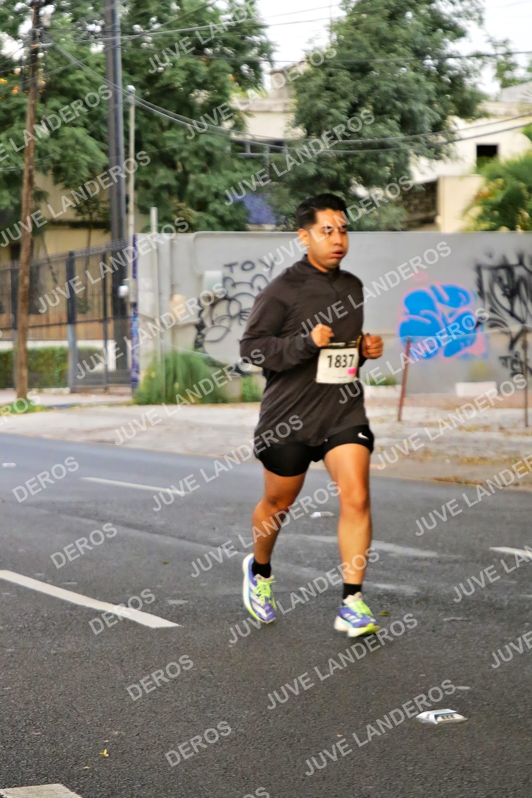 Foto de la X Carrera Leones Negros Red Cola 2026 en Rectoría General de la UdeG, Av. Juárez 976 (meta en Av. Enrique Díaz de León y Pedro Moreno), Guadalajara a las 04:59 · dorsal 1837