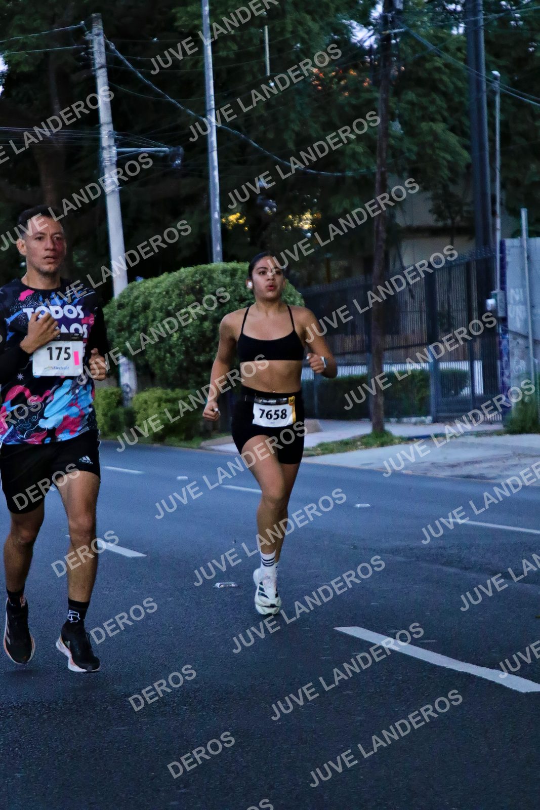 Foto de la X Carrera Leones Negros Red Cola 2026 en Rectoría General de la UdeG, Av. Juárez 976 (meta en Av. Enrique Díaz de León y Pedro Moreno), Guadalajara a las 04:52 · dorsal 175, 7658