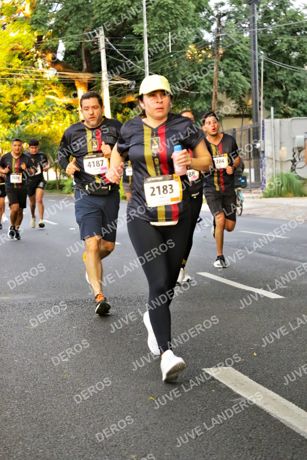 Foto de la X Carrera Leones Negros Red Cola 2026 en Rectoría General de la UdeG, Av. Juárez 976 (meta en Av. Enrique Díaz de León y Pedro Moreno), Guadalajara a las 05:02 · dorsal 2183, 4187, 7350, 284
