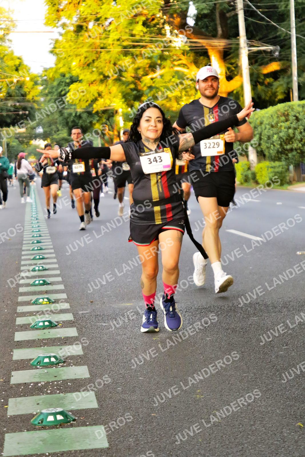 Foto de la X Carrera Leones Negros Red Cola 2026 en Rectoría General de la UdeG, Av. Juárez 976 (meta en Av. Enrique Díaz de León y Pedro Moreno), Guadalajara a las 05:01 · dorsal 3229, 343