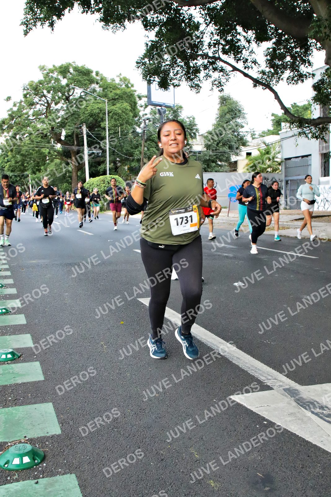 Foto de la X Carrera Leones Negros Red Cola 2026 en Rectoría General de la UdeG, Av. Juárez 976 (meta en Av. Enrique Díaz de León y Pedro Moreno), Guadalajara a las 05:12 · dorsal 1731