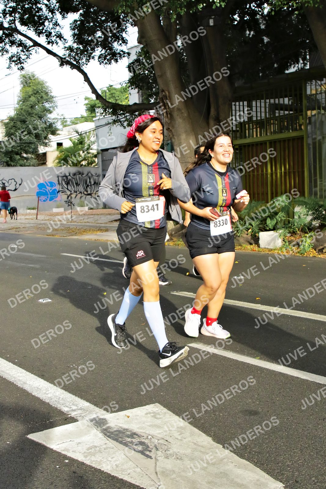 Foto de la X Carrera Leones Negros Red Cola 2026 en Rectoría General de la UdeG, Av. Juárez 976 (meta en Av. Enrique Díaz de León y Pedro Moreno), Guadalajara a las 08:11 · dorsal 8341, 8330