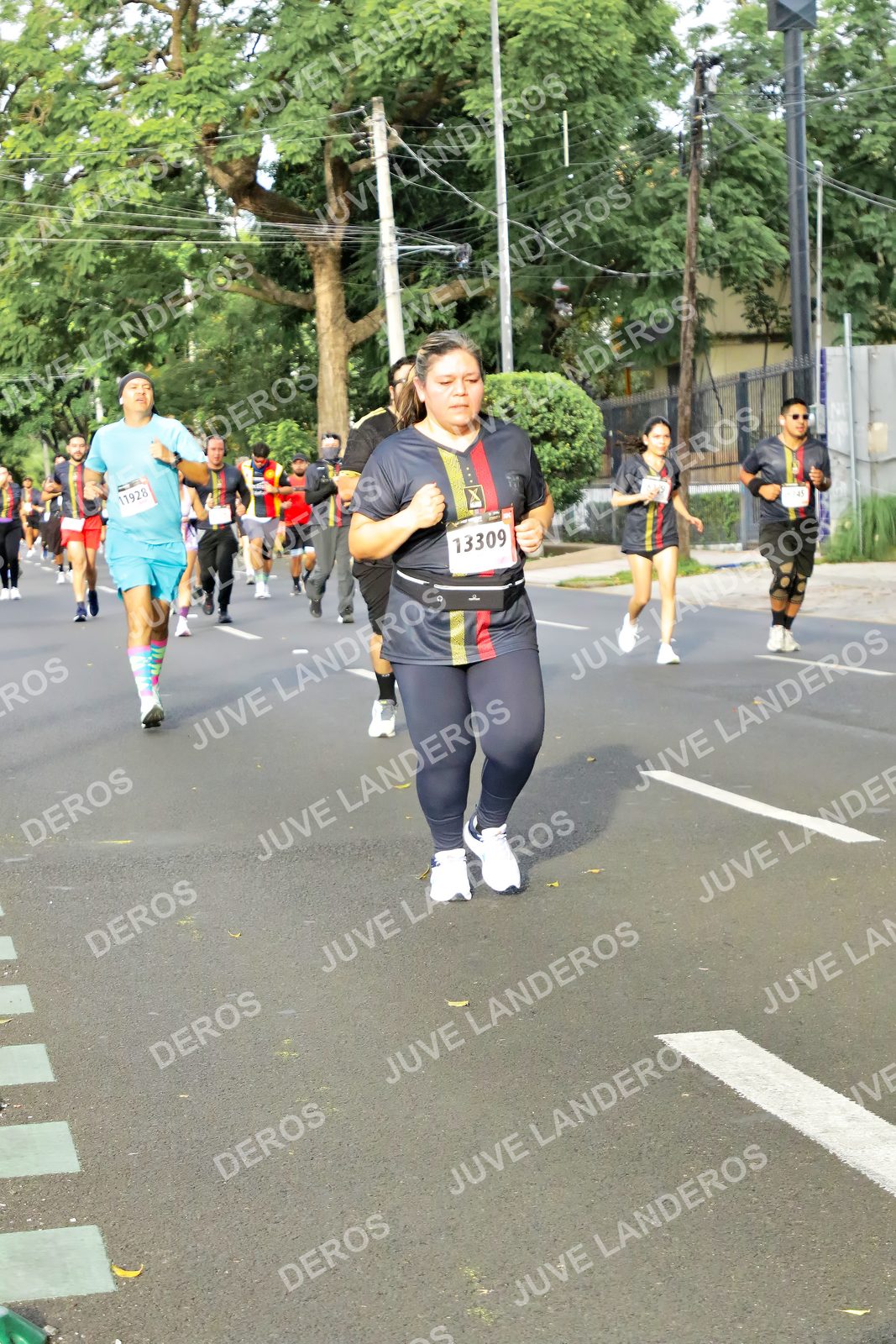 Foto de la X Carrera Leones Negros Red Cola 2026 en Rectoría General de la UdeG, Av. Juárez 976 (meta en Av. Enrique Díaz de León y Pedro Moreno), Guadalajara a las 08:06 · dorsal 13309, 11928