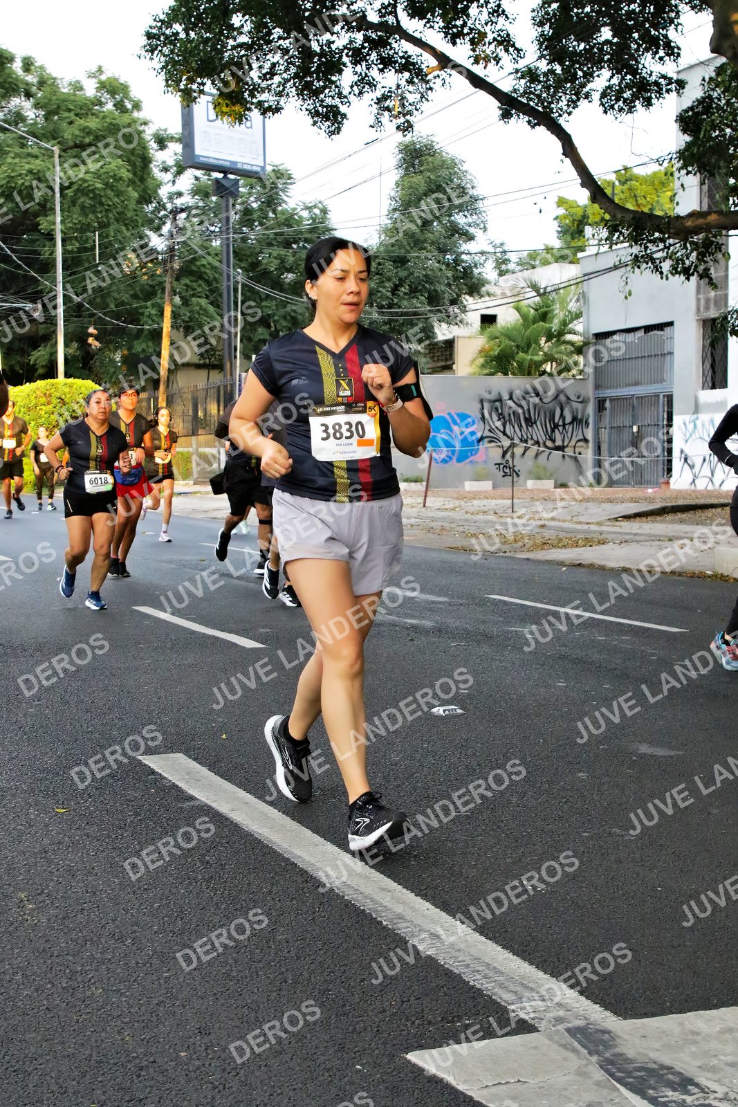 Foto de la X Carrera Leones Negros Red Cola 2026 en Rectoría General de la UdeG, Av. Juárez 976 (meta en Av. Enrique Díaz de León y Pedro Moreno), Guadalajara a las 05:07 · dorsal 3830, 6018