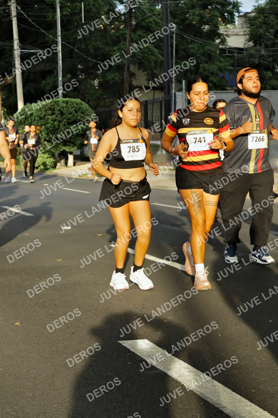 Foto de la X Carrera Leones Negros Red Cola 2026 en Rectoría General de la UdeG, Av. Juárez 976 (meta en Av. Enrique Díaz de León y Pedro Moreno), Guadalajara a las 07:33 · dorsal 785, 7266, 741