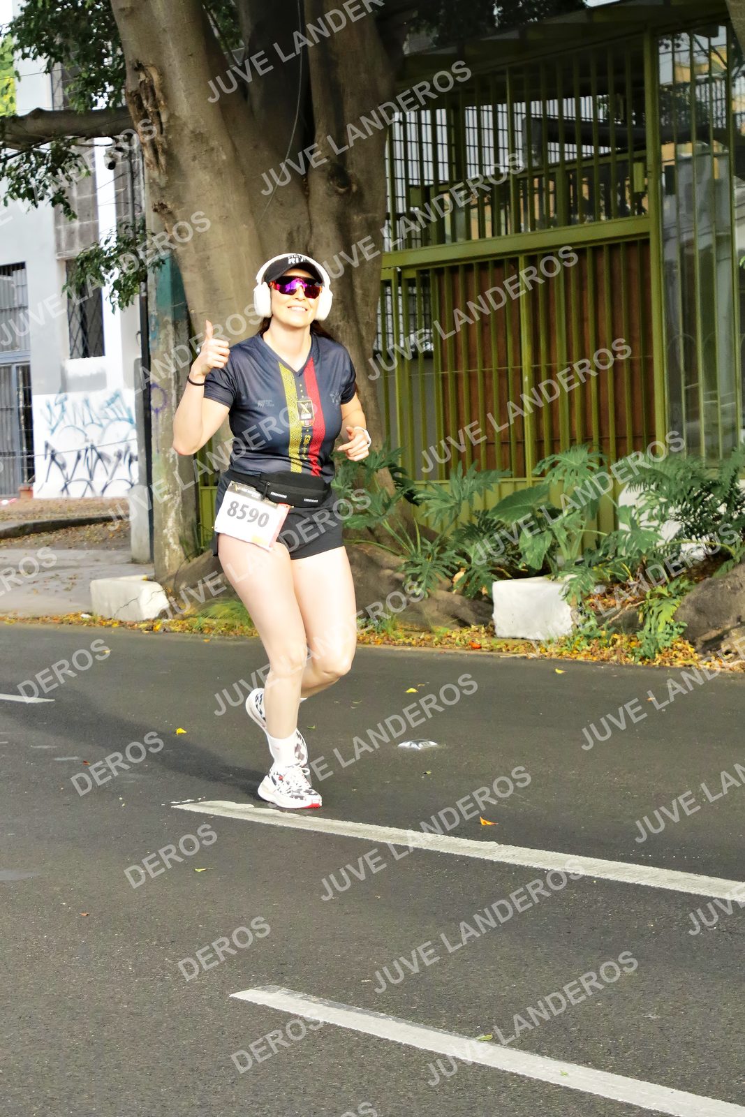 Foto de la X Carrera Leones Negros Red Cola 2026 en Rectoría General de la UdeG, Av. Juárez 976 (meta en Av. Enrique Díaz de León y Pedro Moreno), Guadalajara a las 08:09 · dorsal 8590