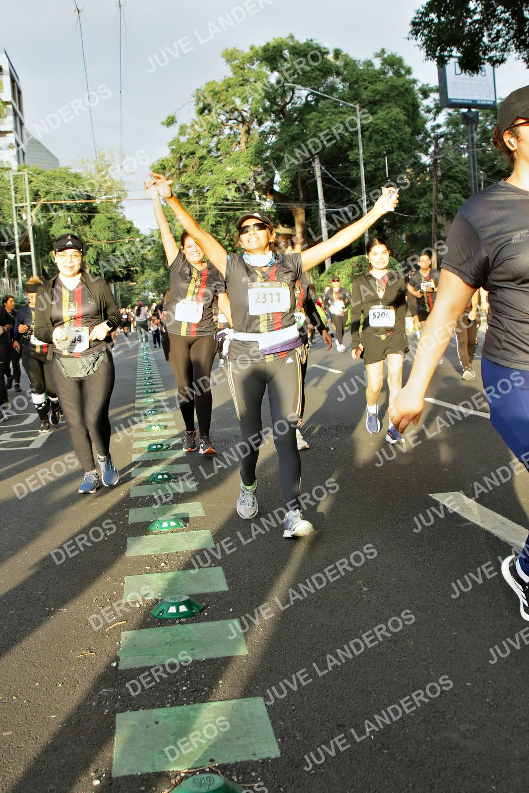 Foto de la X Carrera Leones Negros Red Cola 2026 en Rectoría General de la UdeG, Av. Juárez 976 (meta en Av. Enrique Díaz de León y Pedro Moreno), Guadalajara a las 07:25 · dorsal 2311, 29, 5206