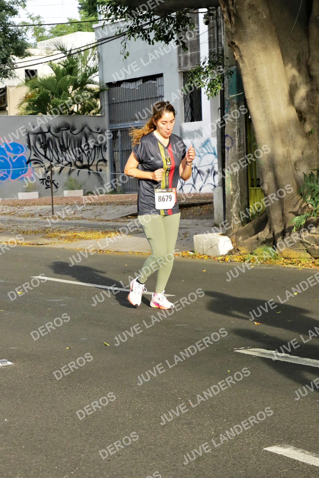 Foto de la X Carrera Leones Negros Red Cola 2026 en Rectoría General de la UdeG, Av. Juárez 976 (meta en Av. Enrique Díaz de León y Pedro Moreno), Guadalajara a las 08:02 · dorsal 8679