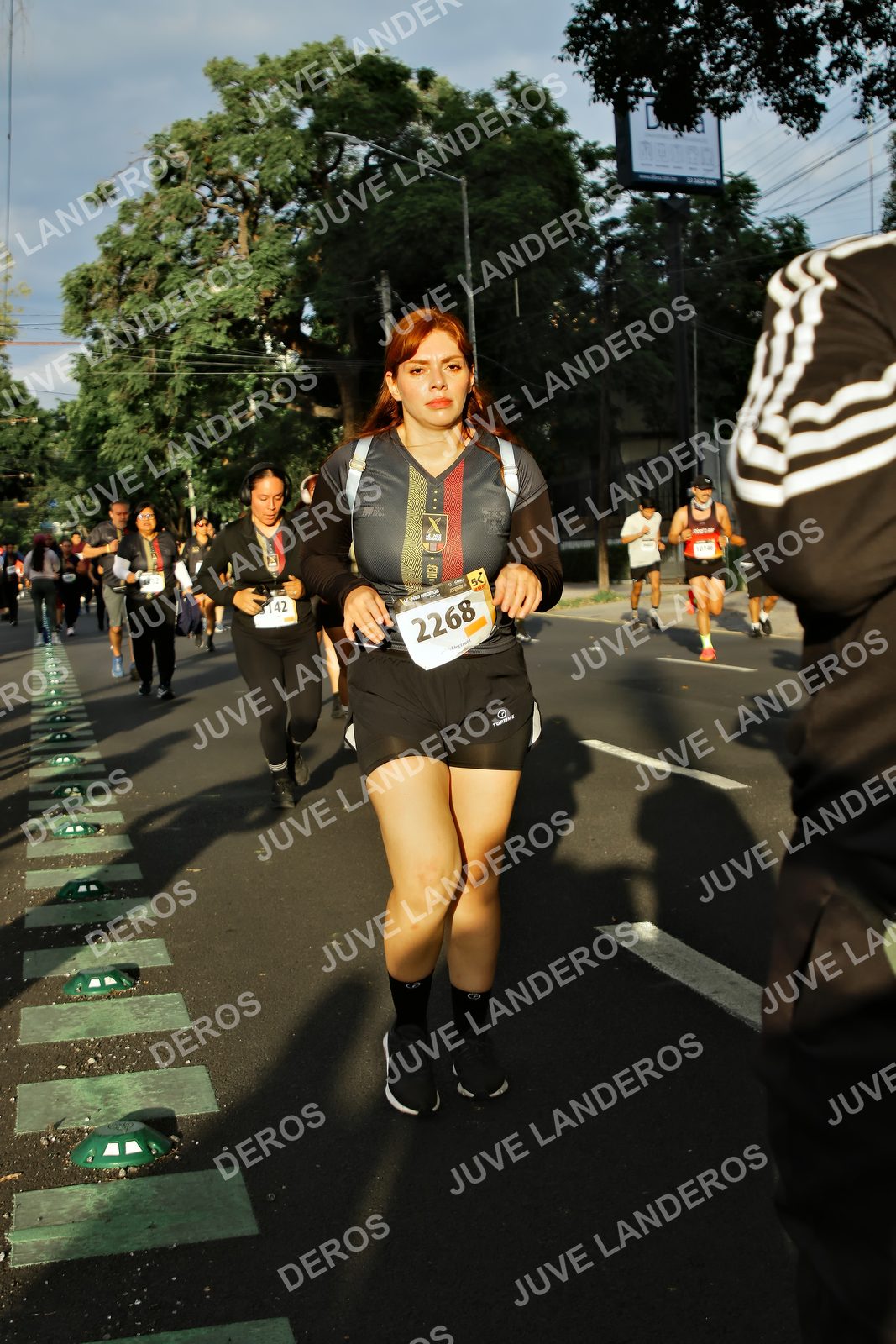 Foto de la X Carrera Leones Negros Red Cola 2026 en Rectoría General de la UdeG, Av. Juárez 976 (meta en Av. Enrique Díaz de León y Pedro Moreno), Guadalajara a las 07:32 · dorsal 2268, 142