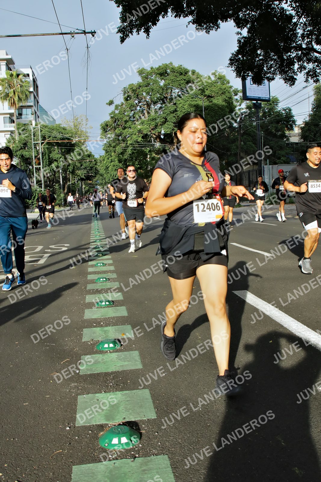 Foto de la X Carrera Leones Negros Red Cola 2026 en Rectoría General de la UdeG, Av. Juárez 976 (meta en Av. Enrique Díaz de León y Pedro Moreno), Guadalajara a las 08:00 · dorsal 12406, 8534