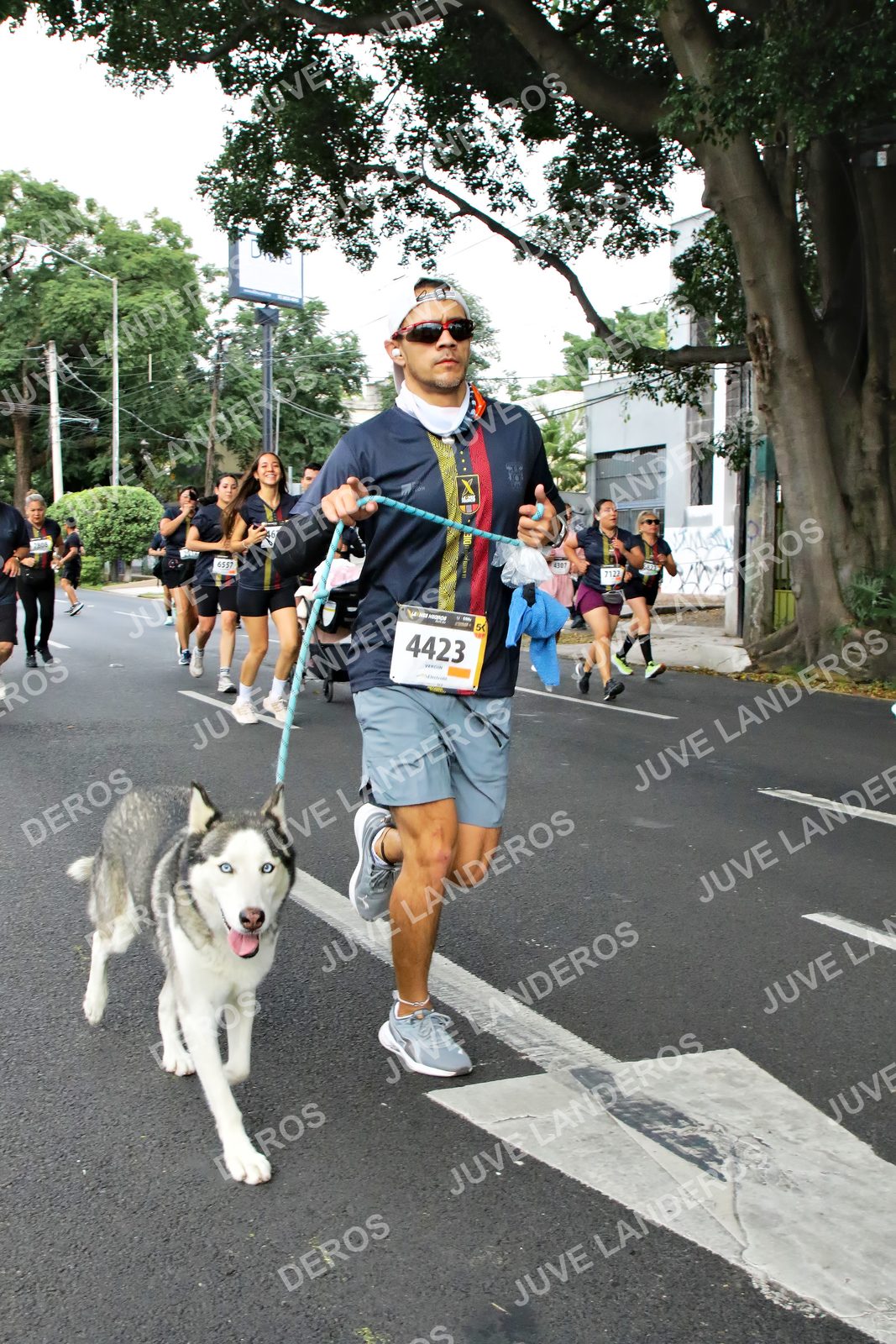 Foto de la X Carrera Leones Negros Red Cola 2026 en Rectoría General de la UdeG, Av. Juárez 976 (meta en Av. Enrique Díaz de León y Pedro Moreno), Guadalajara a las 07:15 · dorsal 4423, 7122, 6557