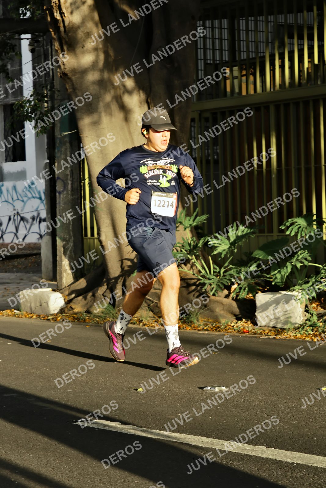 Foto de la X Carrera Leones Negros Red Cola 2026 en Rectoría General de la UdeG, Av. Juárez 976 (meta en Av. Enrique Díaz de León y Pedro Moreno), Guadalajara a las 07:29 · dorsal 12214, 2017