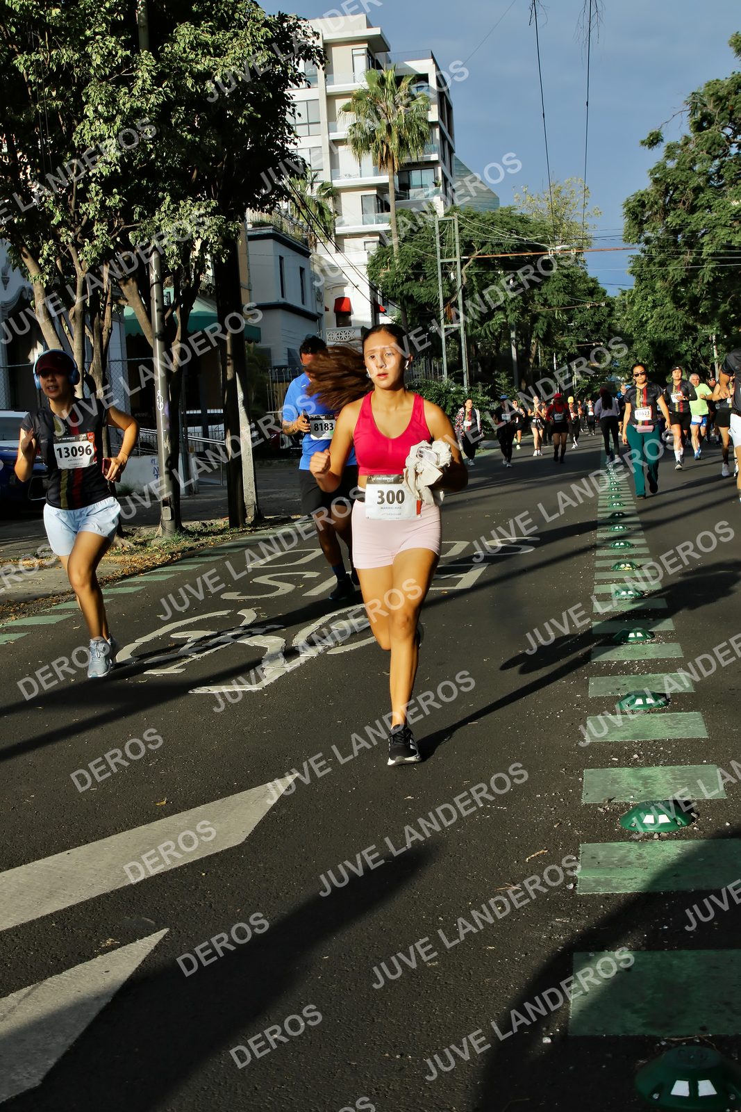 Foto de la X Carrera Leones Negros Red Cola 2026 en Rectoría General de la UdeG, Av. Juárez 976 (meta en Av. Enrique Díaz de León y Pedro Moreno), Guadalajara a las 07:51 · dorsal 300, 13096, 8183