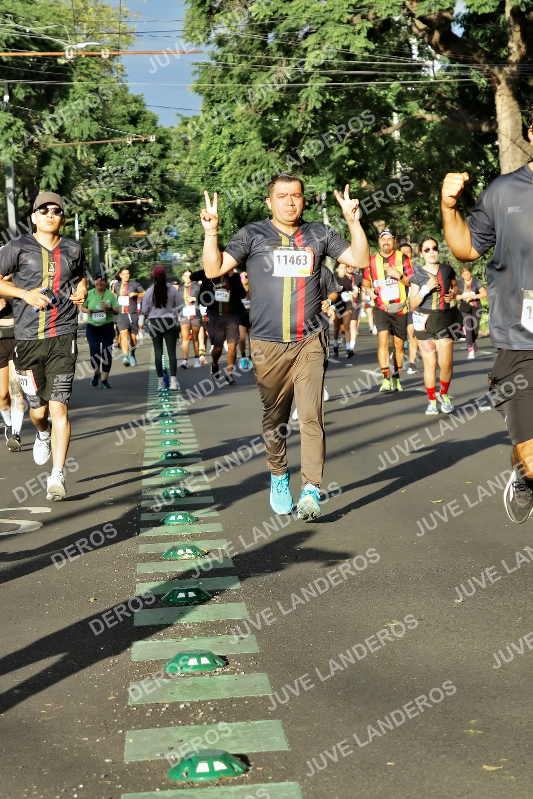 Foto de la X Carrera Leones Negros Red Cola 2026 en Rectoría General de la UdeG, Av. Juárez 976 (meta en Av. Enrique Díaz de León y Pedro Moreno), Guadalajara a las 07:54 · dorsal 11463, 6558
