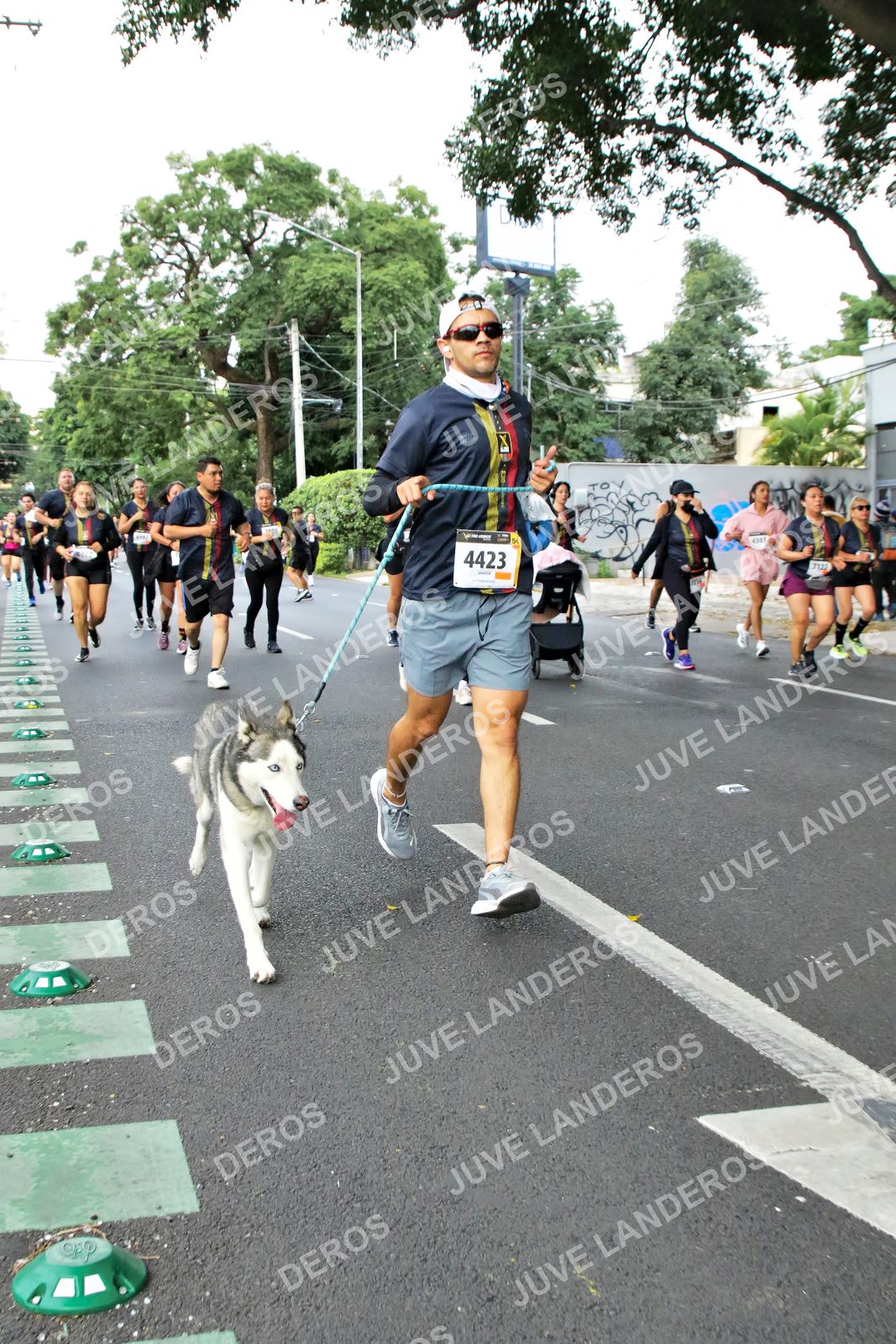 Foto de la X Carrera Leones Negros Red Cola 2026 en Rectoría General de la UdeG, Av. Juárez 976 (meta en Av. Enrique Díaz de León y Pedro Moreno), Guadalajara a las 07:15 · dorsal 4423