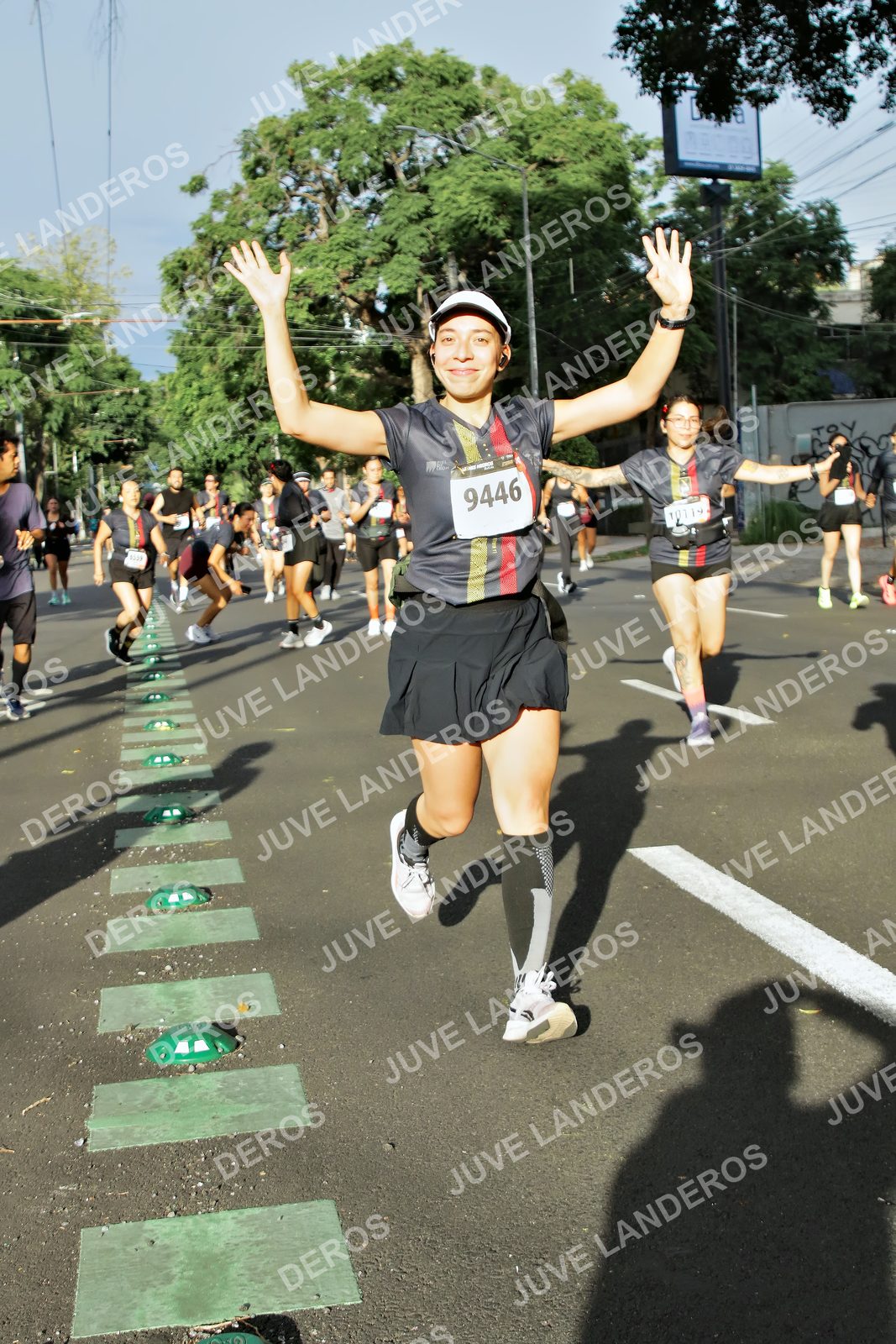 Foto de la X Carrera Leones Negros Red Cola 2026 en Rectoría General de la UdeG, Av. Juárez 976 (meta en Av. Enrique Díaz de León y Pedro Moreno), Guadalajara a las 07:59 · dorsal 9446