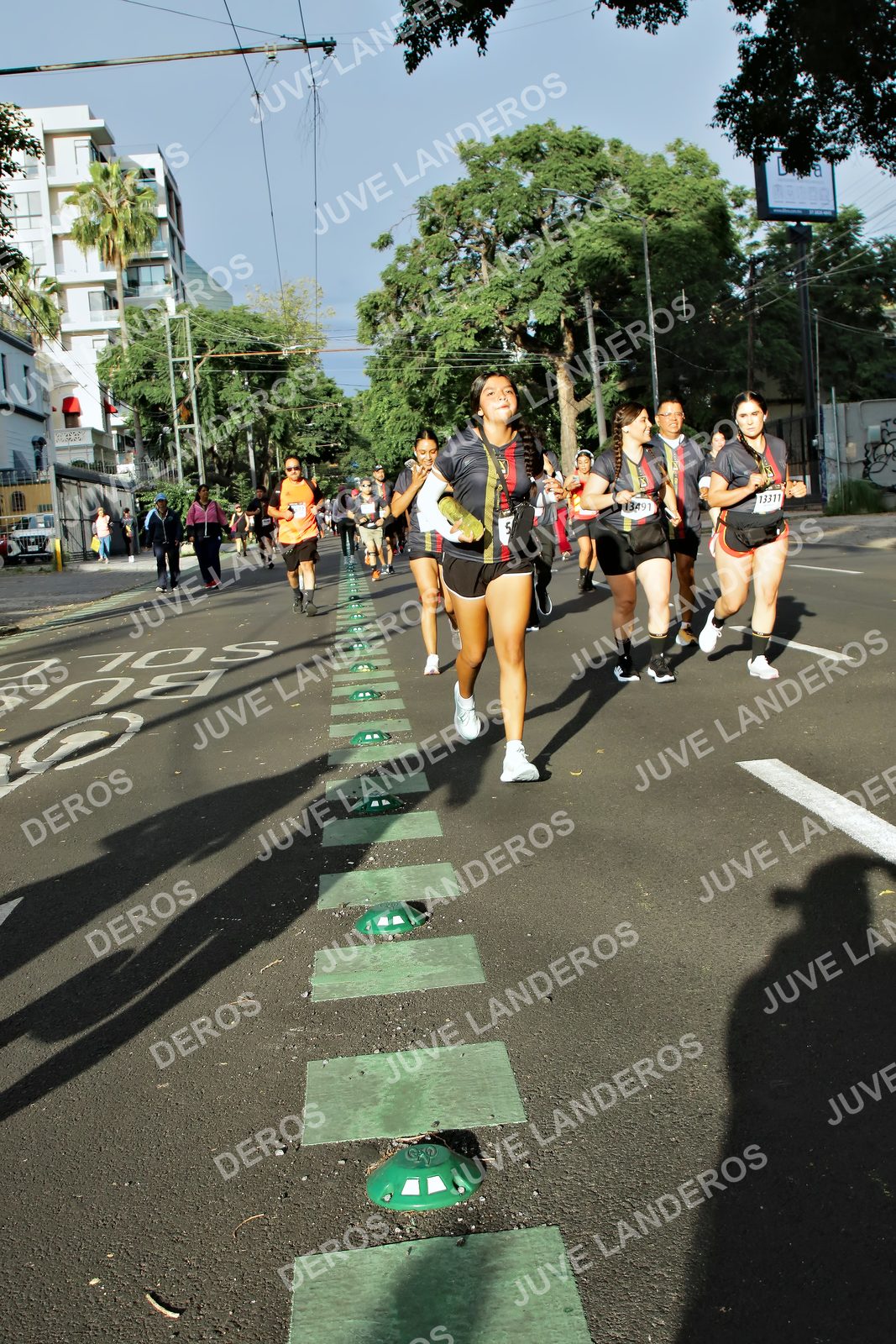 Foto de la X Carrera Leones Negros Red Cola 2026 en Rectoría General de la UdeG, Av. Juárez 976 (meta en Av. Enrique Díaz de León y Pedro Moreno), Guadalajara a las 07:57 · dorsal 13491, 13311