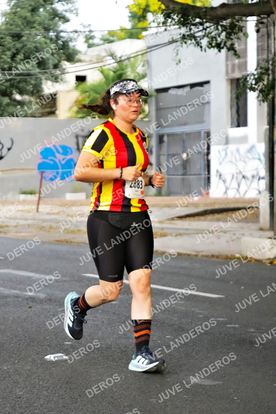 Foto de la X Carrera Leones Negros Red Cola 2026 en Rectoría General de la UdeG, Av. Juárez 976 (meta en Av. Enrique Díaz de León y Pedro Moreno), Guadalajara a las 05:04 · dorsal 2883