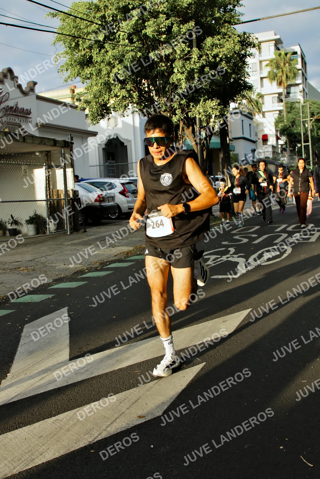 Foto de la X Carrera Leones Negros Red Cola 2026 en Rectoría General de la UdeG, Av. Juárez 976 (meta en Av. Enrique Díaz de León y Pedro Moreno), Guadalajara a las 07:32 · dorsal 264