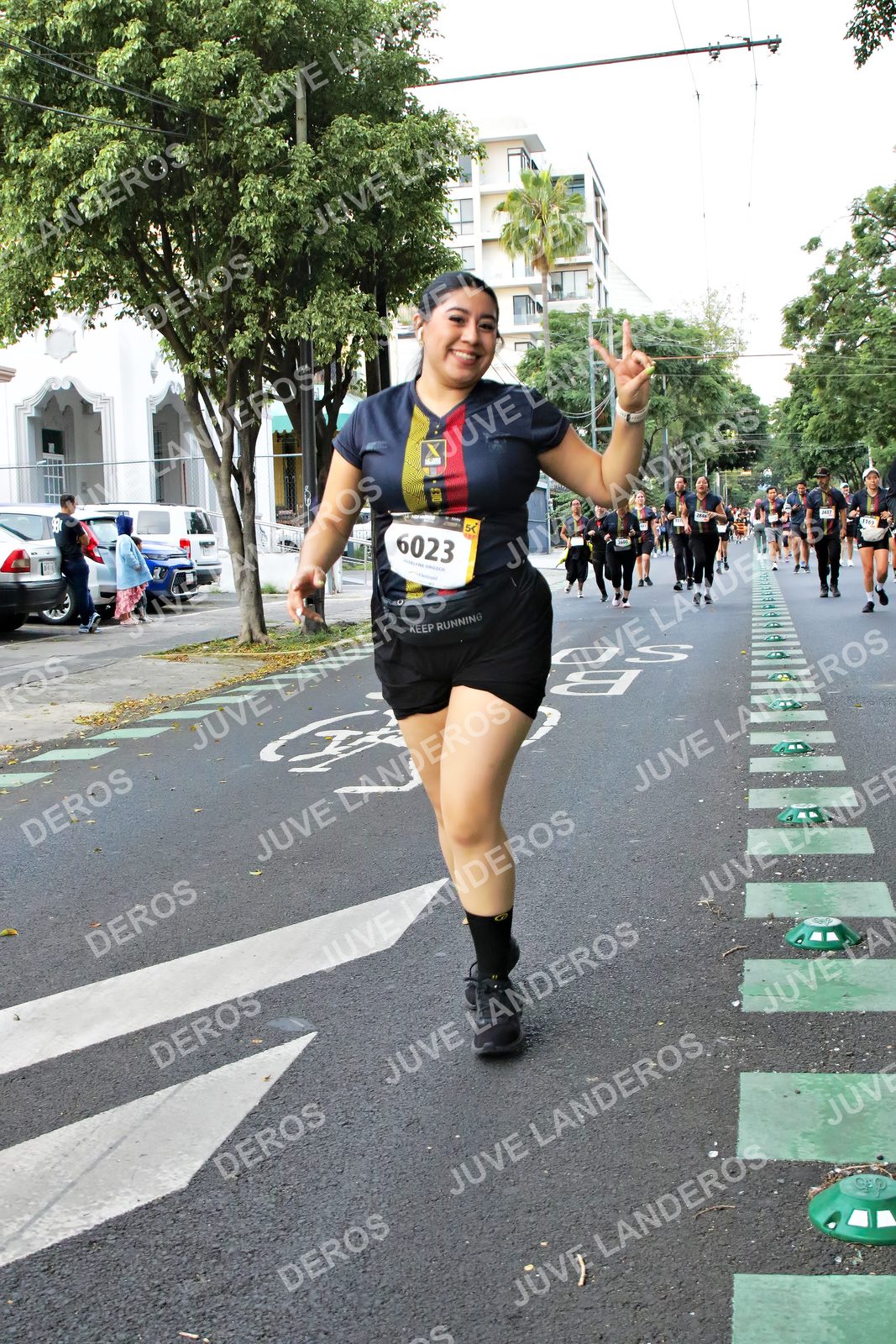 Foto de la X Carrera Leones Negros Red Cola 2026 en Rectoría General de la UdeG, Av. Juárez 976 (meta en Av. Enrique Díaz de León y Pedro Moreno), Guadalajara a las 05:13 · dorsal 6023